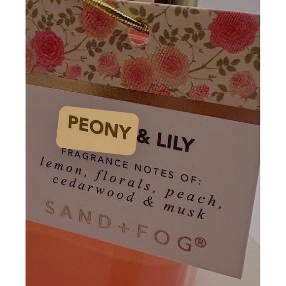Sand + Fog Amber Bloom EDP Oil 1.7oz and Peony & Lily EDT Fragrance Set Pink - Picture 3 of 3